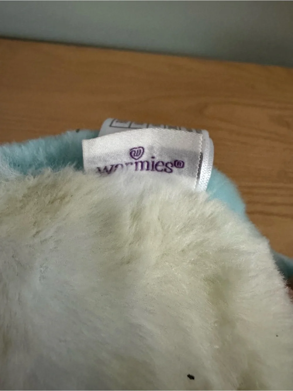 NWT Warmies Snake Plush Microwavable Heatable Lavender Scented Pastel Blue